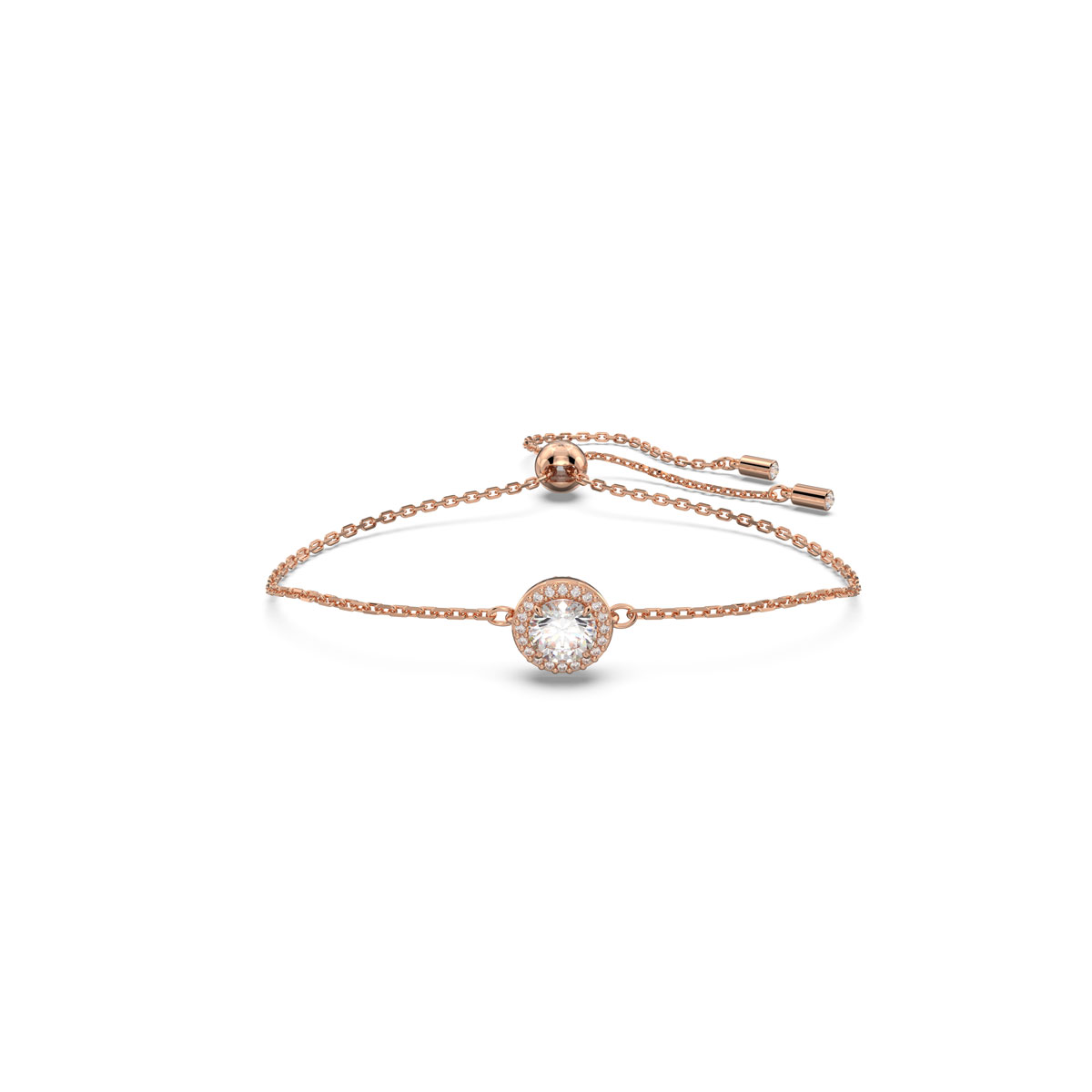 Swarovski Constella Round Cut, Pave, Rose Gold Bracelet